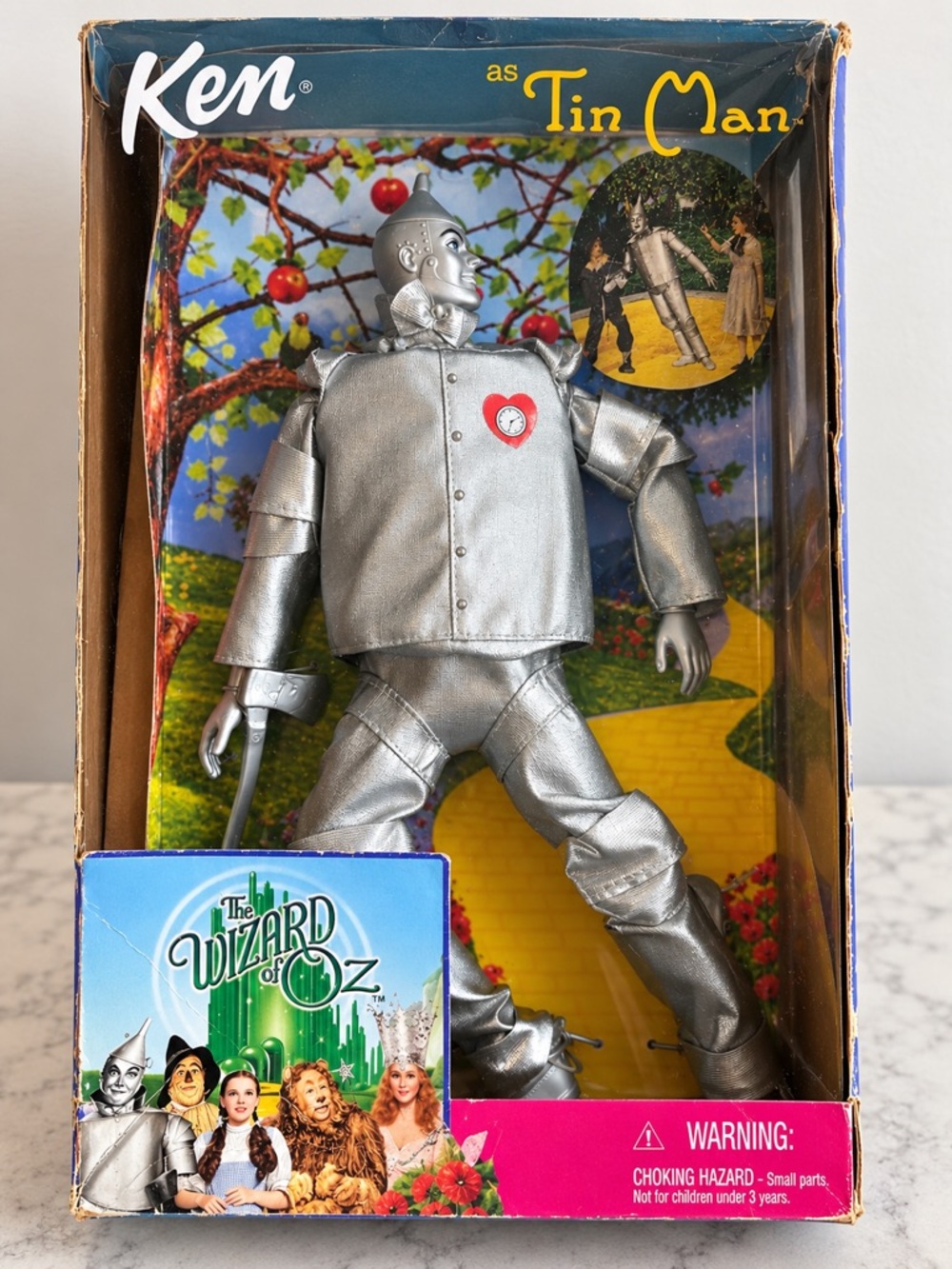 Barbie Ken as Tin Man Doll - Silver Metallic